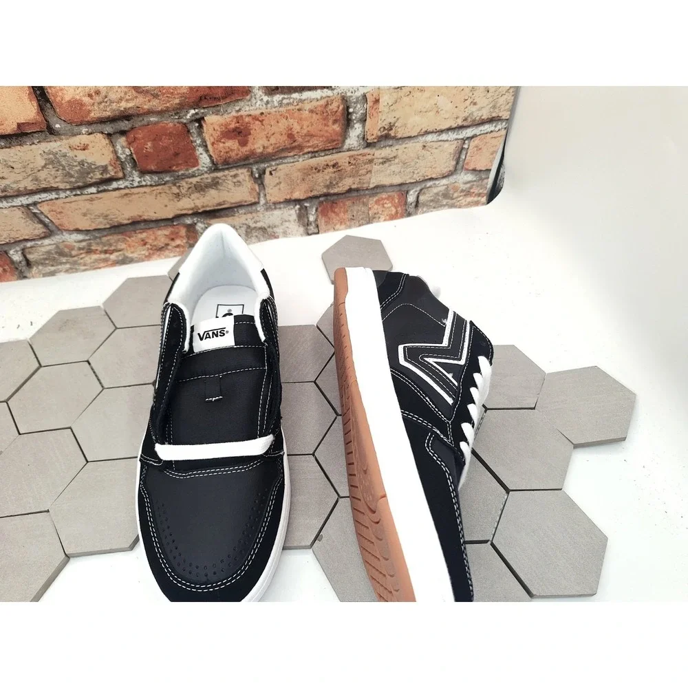 Vans Lowland 2.0 Men's Sneakers Black White Gum Size 11 US New 2024 - Picture 9 of 10